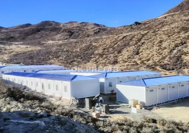 casa de campamento modular móvil OK PREFAB contenedor Casas de Contenedor Modulares