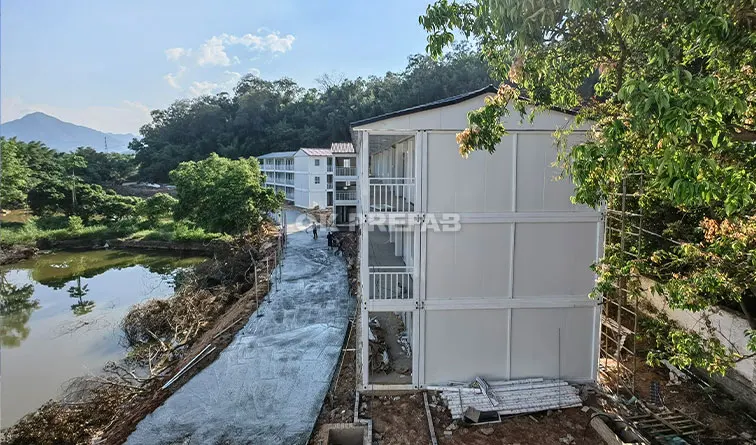Casa de contenedor prefabricada modular OK Isolation Facility
