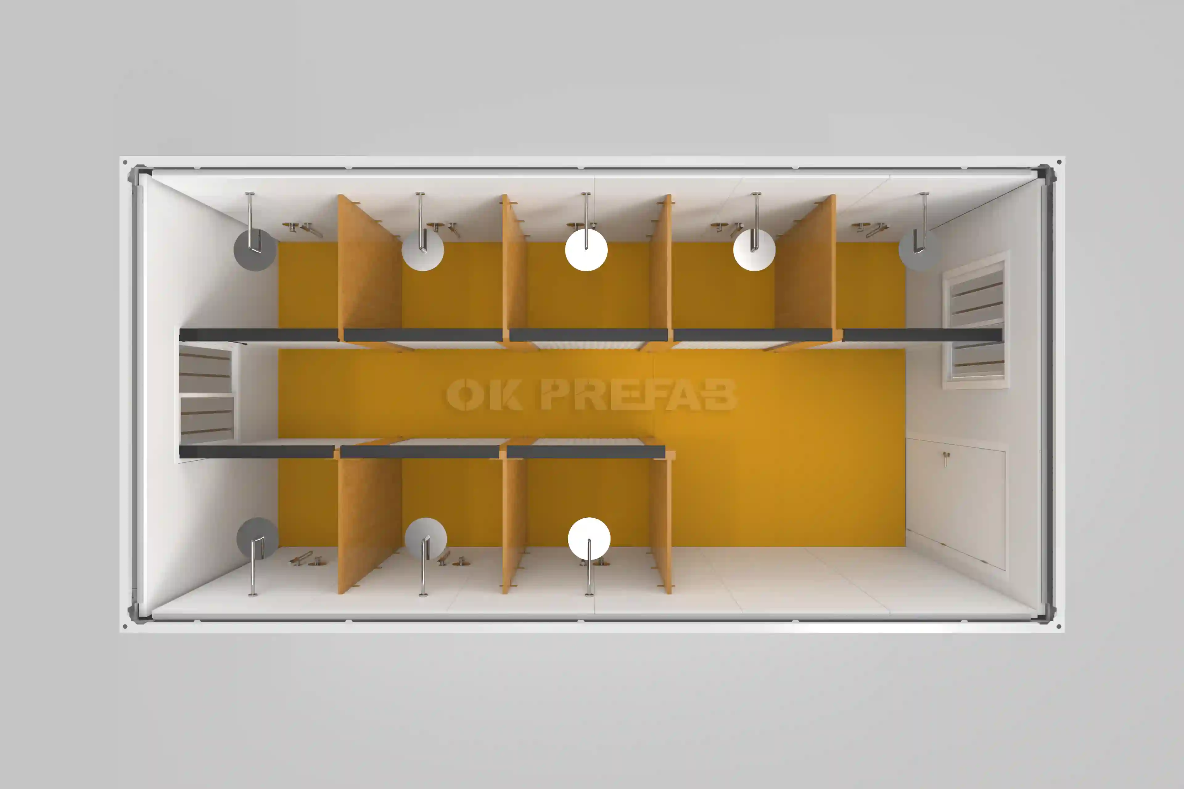 ok prefab container house factory manufacturer for home living shop office balcony toilet
