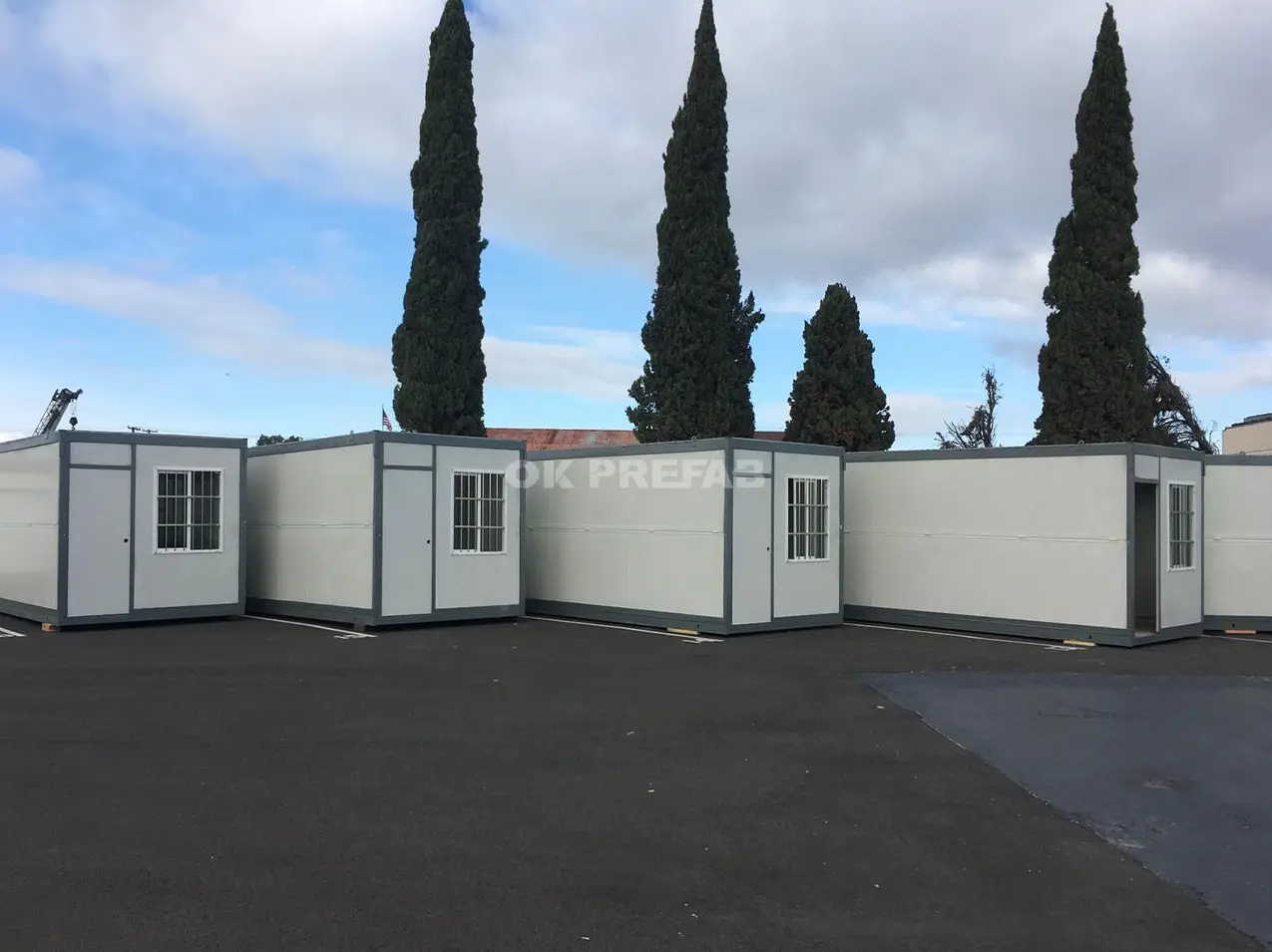 x-type folding popular container prefab tiny camp house