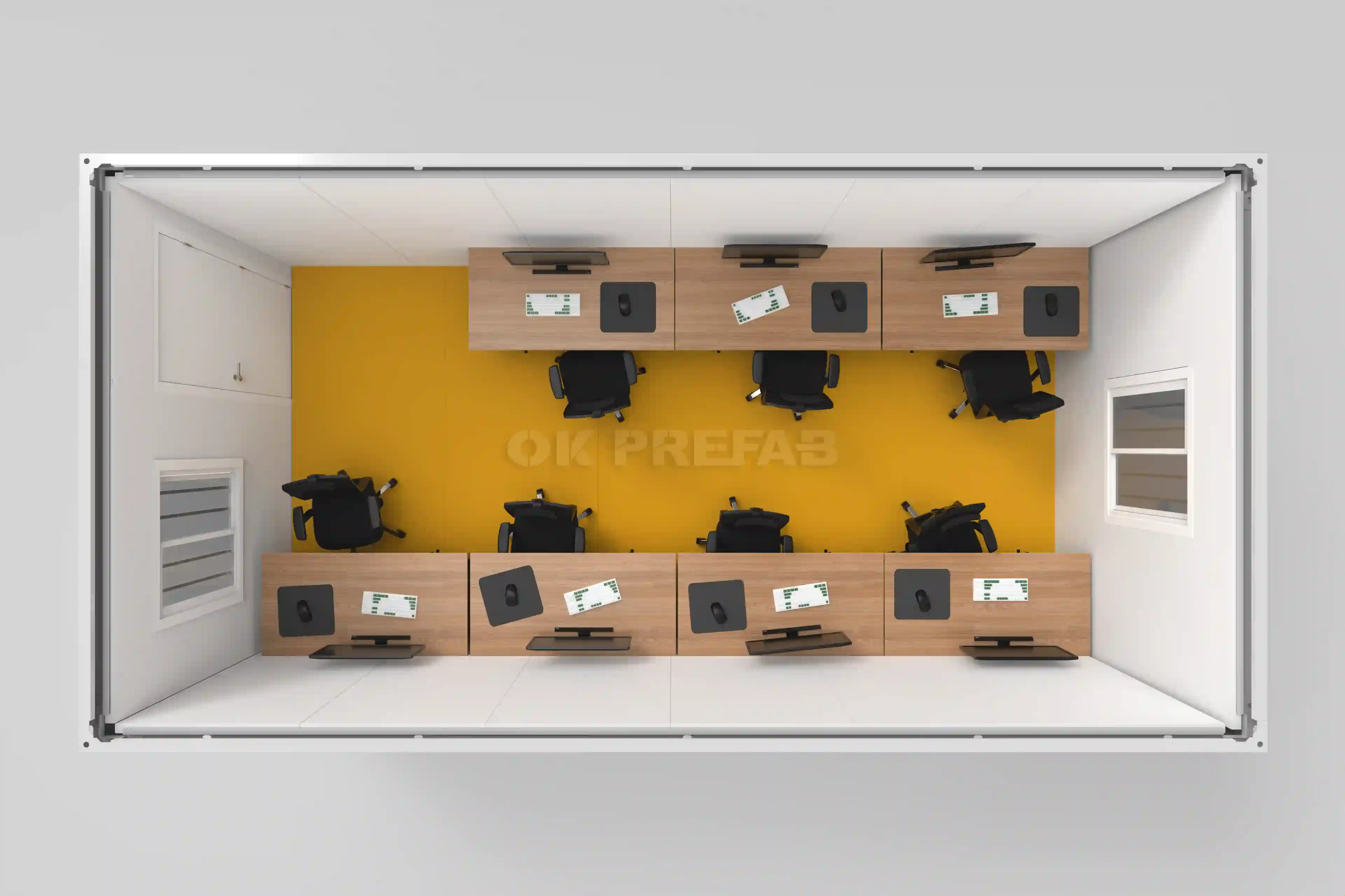 ok prefab container house factory manufacturer for home living shop office balcony toilet