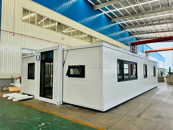 20ft expandable container house ok prefab folding mobile easy installation prefabricated luxury villas