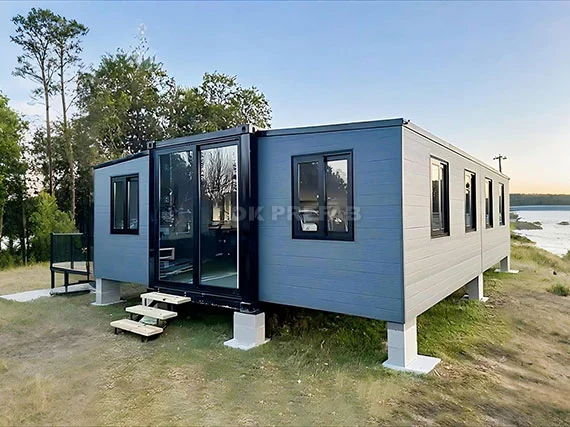 20ft expandable container house ok prefab folding mobile easy installation prefabricated luxury villas