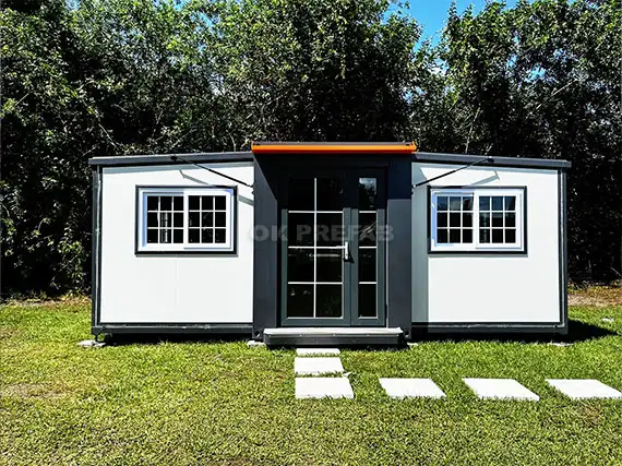 20ft expandable container house ok prefab folding mobile easy installation prefabricated luxury villas