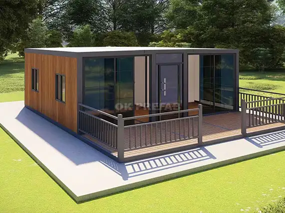 20ft expandable container house ok prefab folding mobile easy installation prefabricated luxury villas
