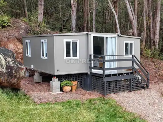20ft expandable container house ok prefab folding mobile easy installation prefabricated luxury villas