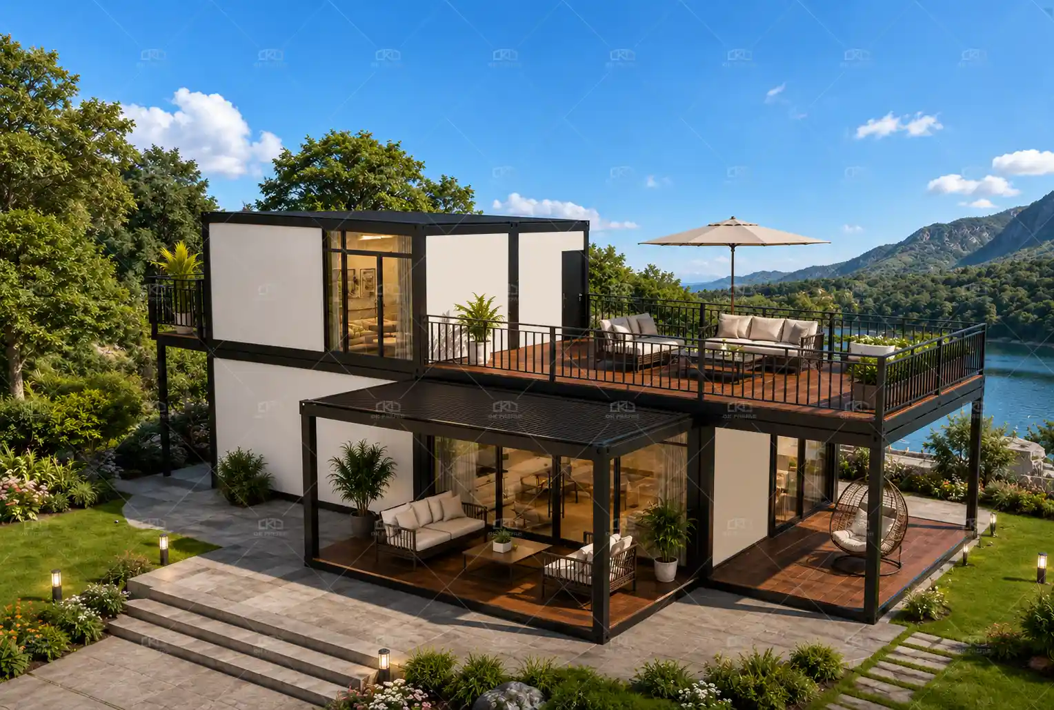 ok prefab container house customized tiny house manufacturer
