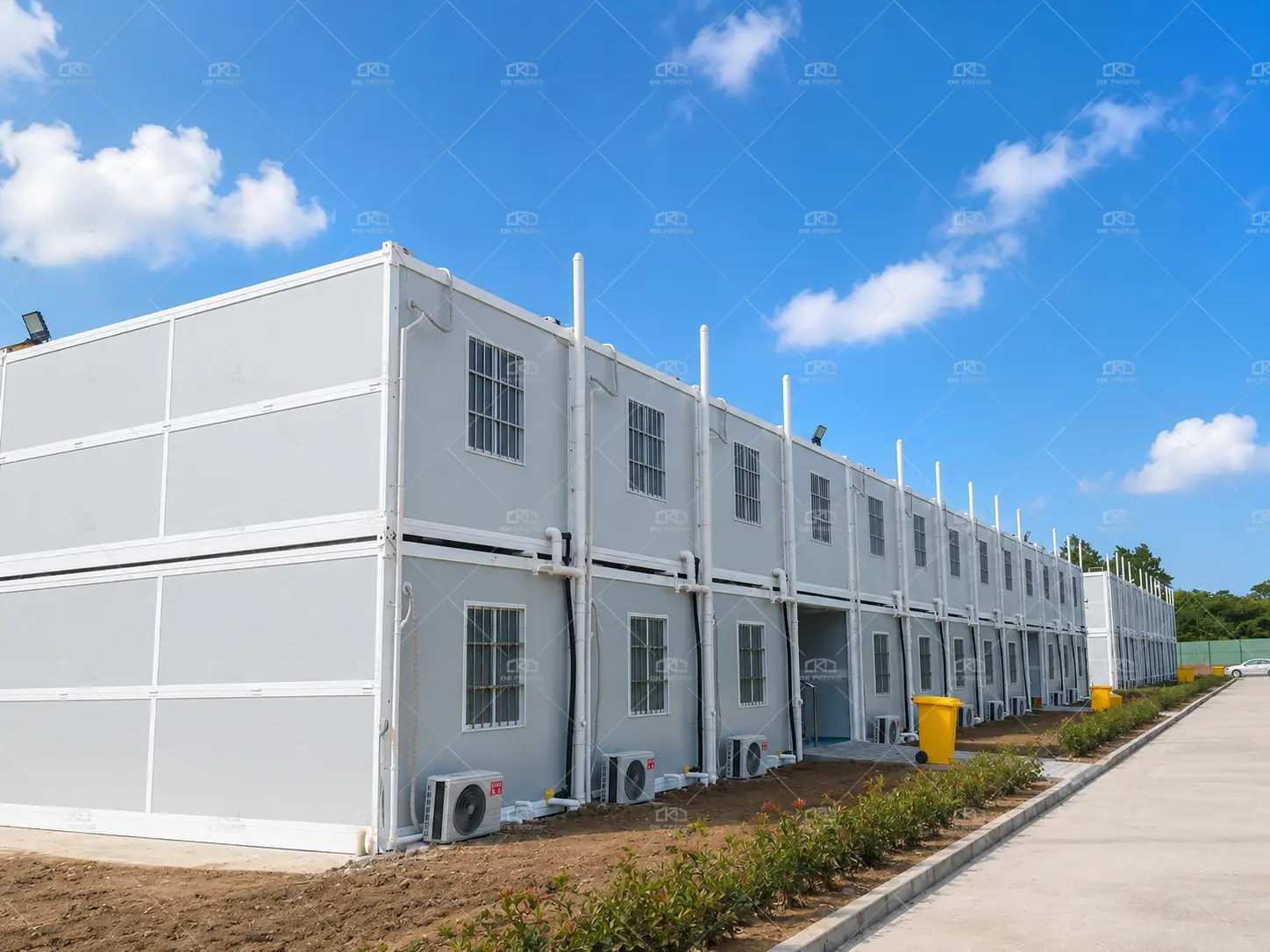 ok prefab folding houseing container house customized tiny house manufacturer waterproof