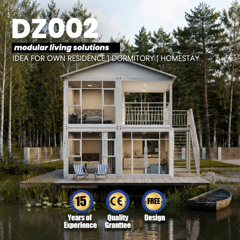 DZ002 Fast Assembly Container Housing Modular Home Dormitory Building living camp Residential Residential project Worker Emergency